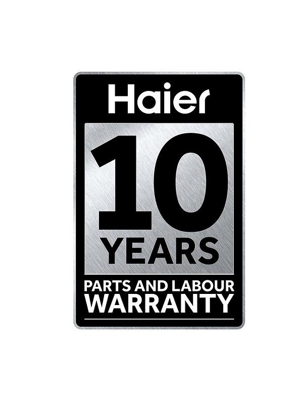 Haier HCR7918EIMP Plumbed Total No Frost American Fridge Freezer with Water Dispenser, E Rated - Platinum Inox - Image 6